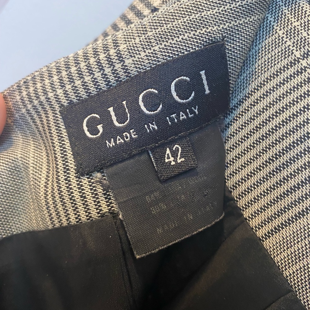 Gucci plaid pencil skirt